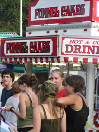 Purple Door Had Funnel Cakes