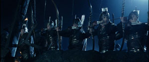 The elves in battle.