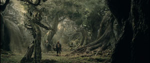 Treebeard Walks With Merry and Pippin