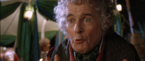Ian Holm as Bilbo Tells a Story From The Hobbit